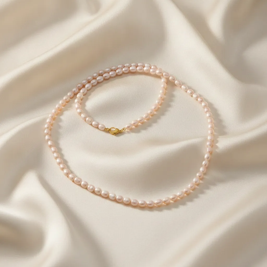 Moti Freshwater Pearl Mala Necklace
