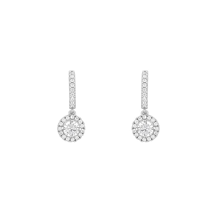GIVA 925 Silver Zircon Drizzle Drop Earrings