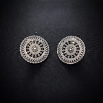 Mandala Silver Earrings 1