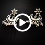 Flower Moon Silver Earrings
