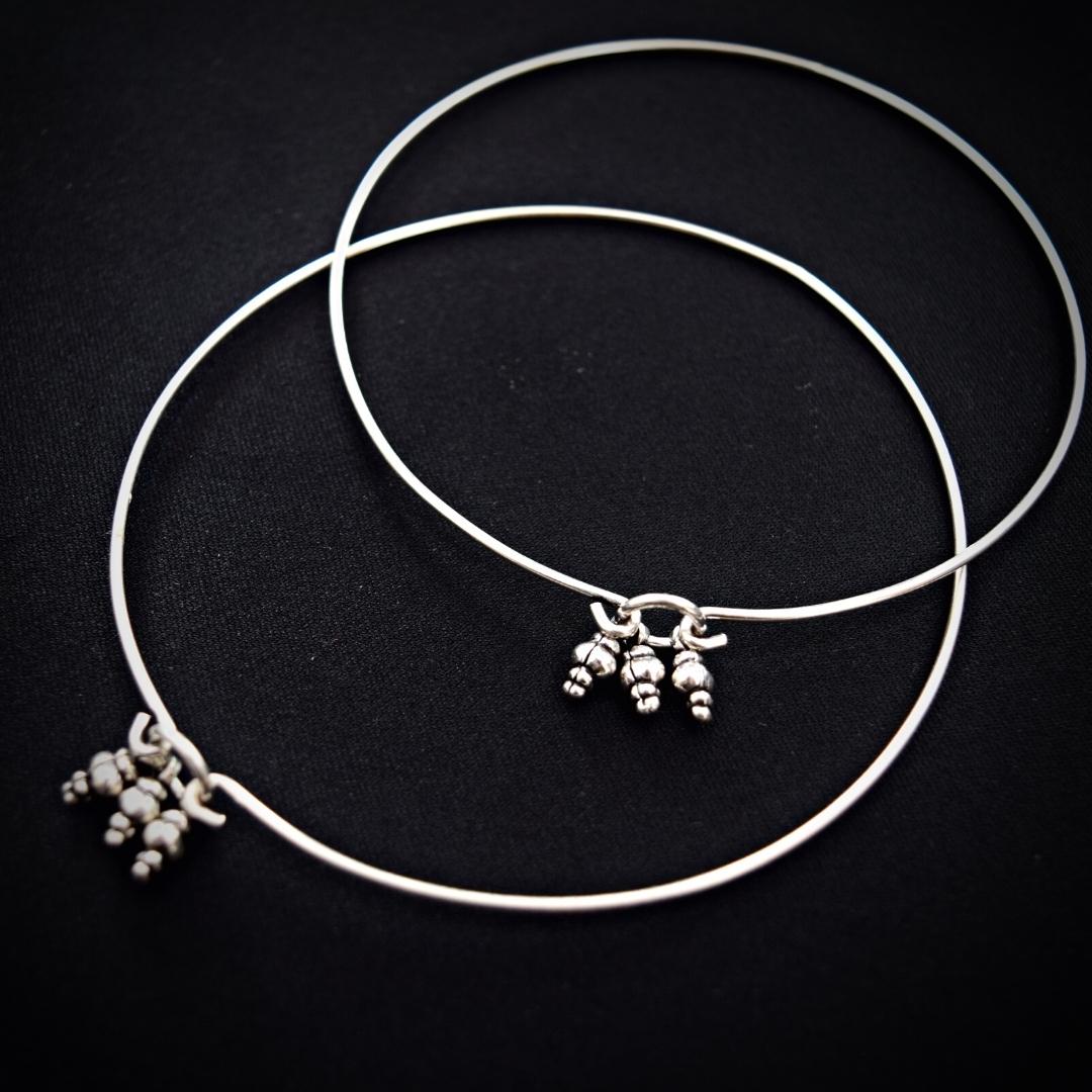 Silver Anklet with Ghungroo 1